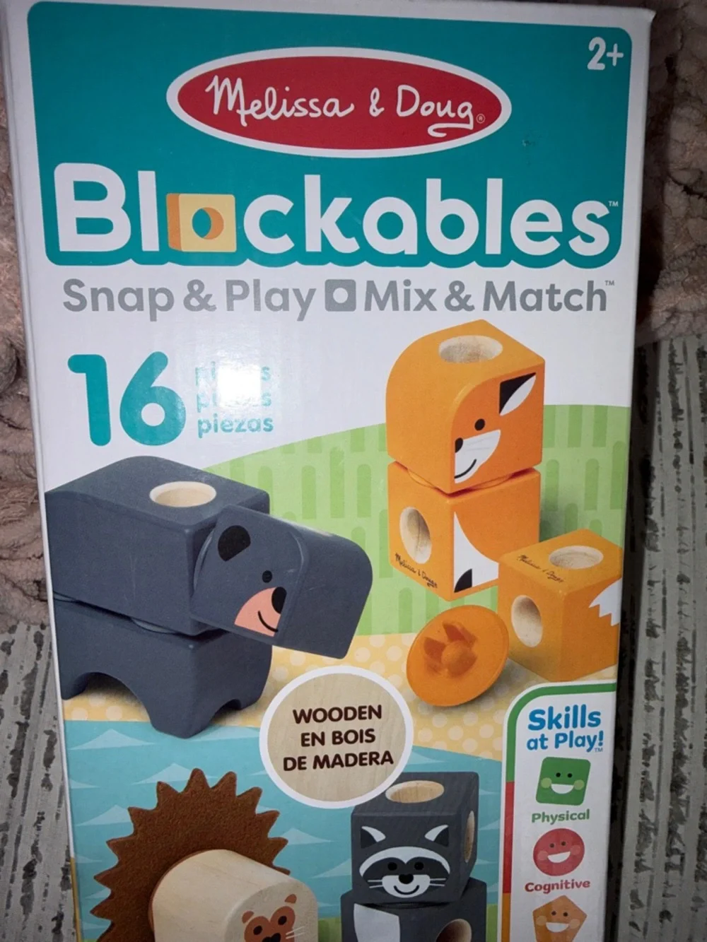 Melissa & Doug Blockables Woodland Friends